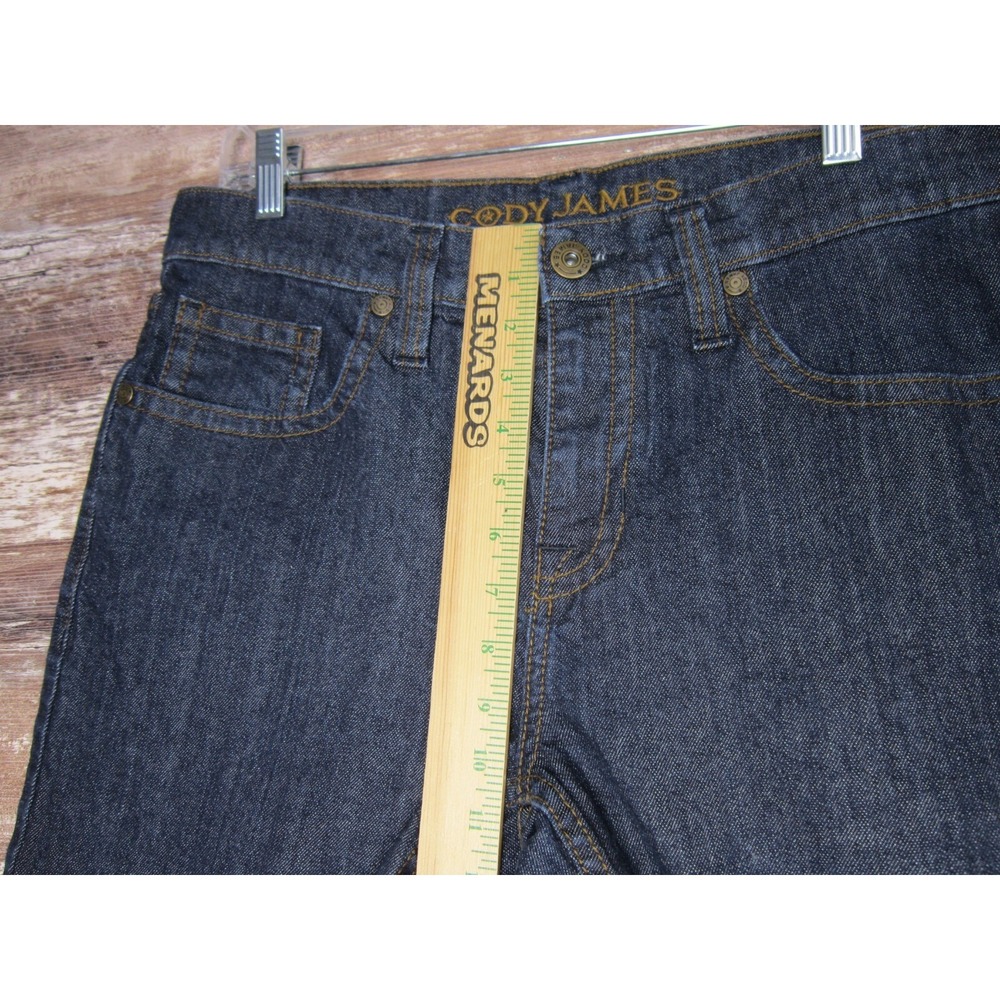 Cody James Jeans Mens 32x30 Blue Denim Straight Leg Boot Cut Western Cowboy Work - Picture 9 of 16